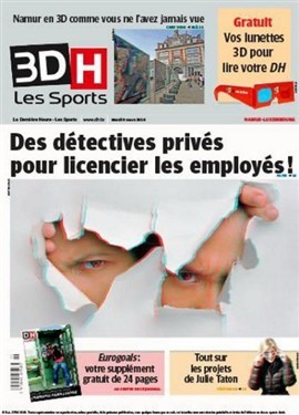 眼鏡不可缺!比利時推全球首份3D報紙